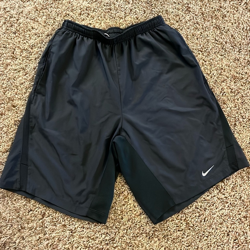 NIKE Dri-FIT shorts, dark gray, great condition, from smoke free home.